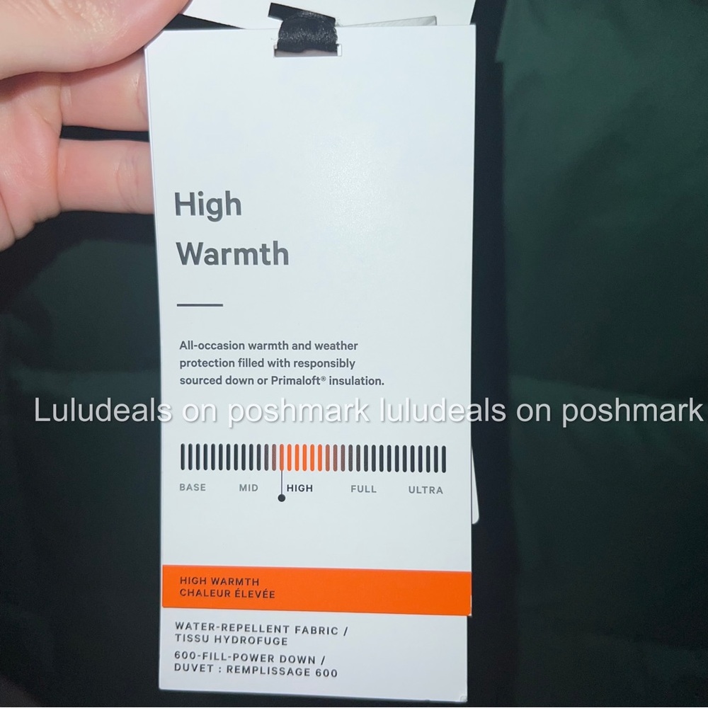 NWT Lululemon Wunder Puff Jacket Everglade Green EVRG 4 6 8 10 - Picture 10 of 13
